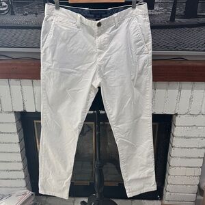 Tommy Hilfiger Men's White Chino Pants slim fit 34/30